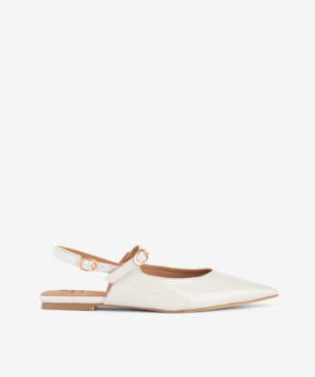 SAPATO SLING BACK MARY JANE RASO COM FORMA PONTIAGUDA